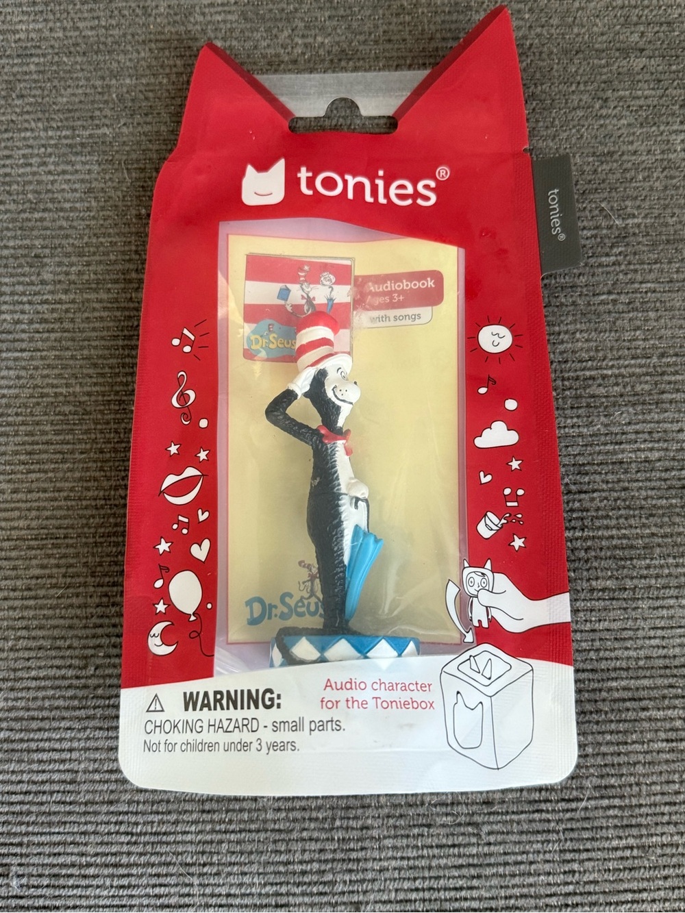 Dr. Seuss Red and White Cat in the Hat Packaging